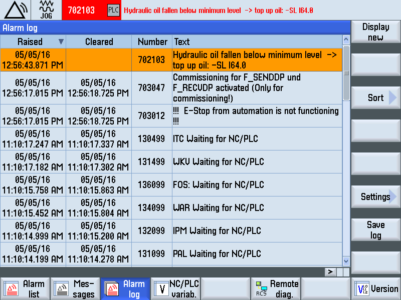 HMI Layout